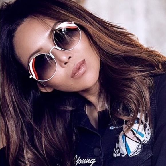 Fendi Red & White Sunglasses main image 5